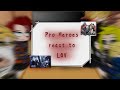 Pro Heroes React To LOV League Of Villains MHA BNHA My Hero Academia