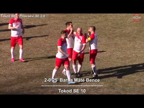 Barna Máté Bence 2. gólja - Tokod SE -  Piliscsévi SE 9-1 (4-0)
