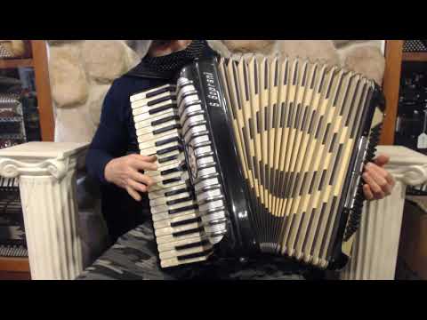 4331 - Black S. Soprani Eye of Sauron Piano Accordion LM 41 120 $999