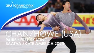 Emily CHAN / Spencer Akira HOWE | Pairs Free Skating | Saatva Skate America 2025 | #GPFigure