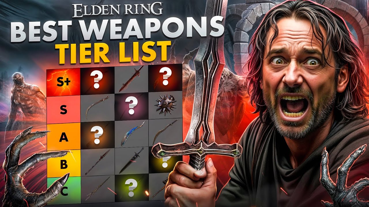 Best Elden Ring Weapons Ranked 2025 - Tier List