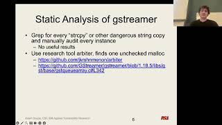 A year in the vulnerability mines - CSE598 AVR - Adam - 2024.12.05