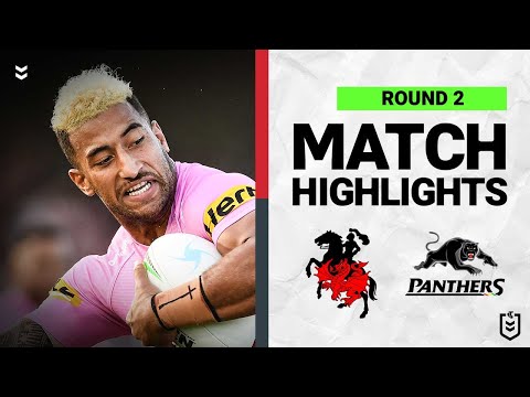 St George Illawarra Dragons v Penrith Panthers | Match Highlights | Round 2, 2022 | NRL