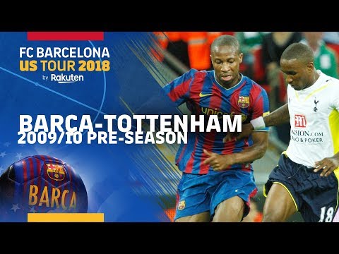 BARÇA-TOTTENHAM | 2009/10 pre-season match highli...