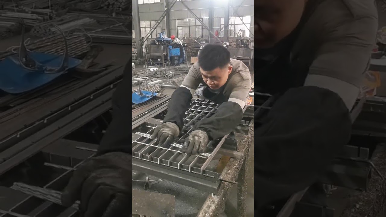 Welding Steel Grating Like a Pro! G325/50/100 Full Process for Industrial-Grade Strength