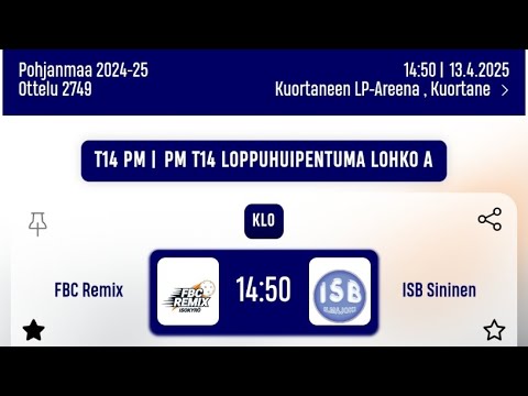 FBC Remix - ISB Sininen T14PM