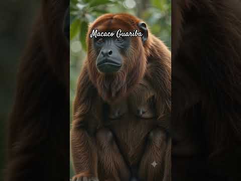 O Chamado da Floresta: Conheça o Macaco Guariba​. #MacacoGuariba #Amazônia #FaunaBrasil