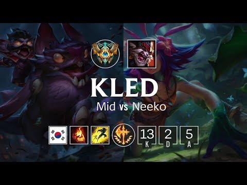 Kled Mid vs Neeko - KR Master Patch 8.24