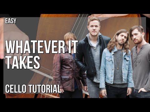 How to play Whatever It Takes by Imagine Dragons on Cello (Tutorial)