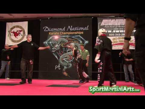 Hamed Firouzi vs. Jamal Albini - Team Sparring Finals - 2011 Diamond Nationals