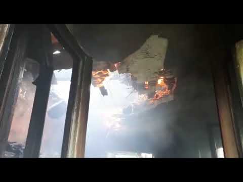 Incendiu puternic în satul Sulighete