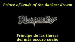Rhapsody - Dargor, Shadowlord Of The Dark Mountain (Letra &amp; Sub. Esp.)