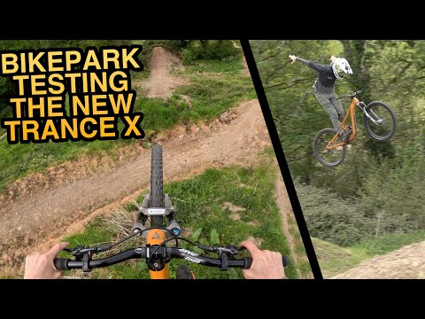 GIANT NEW TRANCE X - BIKE PARK TEST!!!