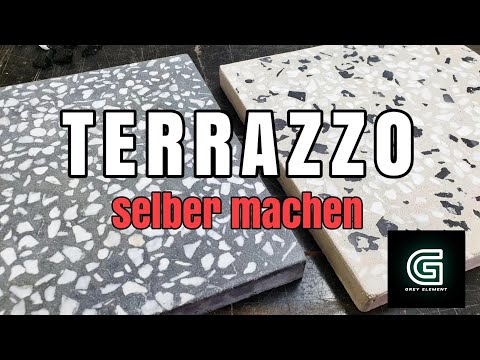 Terrazzo selber machen - aus Zierkies