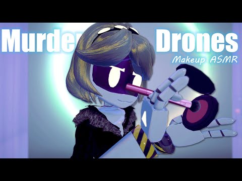 VR ASMR | V Does Your Makeup [Murder Drones] [Binaural] [Finger Tracking]