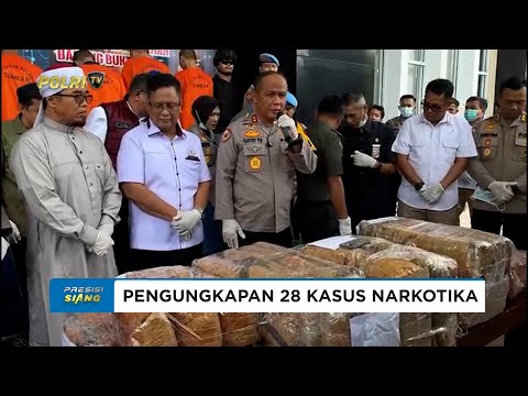 POLDA SUMBAR UNGKAP 28 KASUS NARKOTIKA DENGAN 36 TERSANGKA