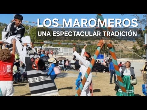 Tradicional presentación de los Maromeros | Fiesta de la Virgen de Santa Cecilia #mixteca #fyp #mx 