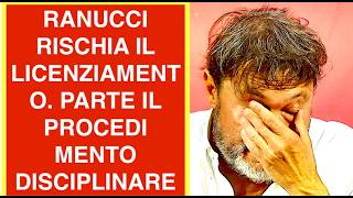 RANUCCI RISCHIA IL LICENZIAMENTO. PARTE IL PROCEDIMENTO DISCIPLINARE DELLA RAI