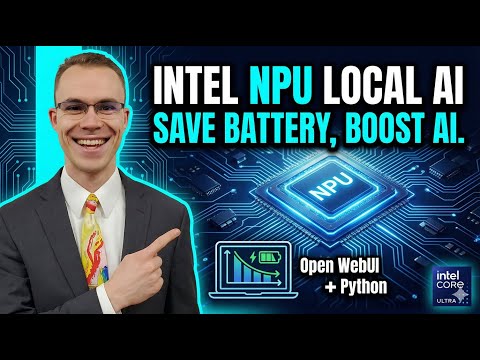 Intel NPU LLM - UI & Performance Demo