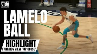 LaMelo Ball Displays Handle, 3-Point Shot & Works on Driving in On-Court Work Out | "Up Close"
