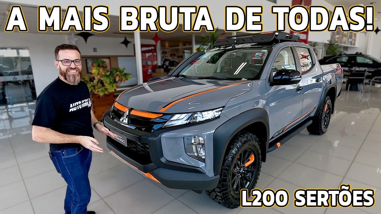 L200 TRITON SAVANA SERTÕES 2024 - A Mais Bruta De Todas!