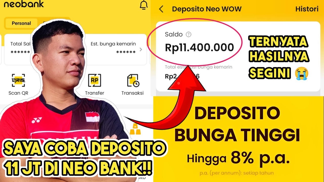 Deposito Neo+ Bank Apakah Aman! Keuntungan Yang Saya Dapatkan Selama Deposito Di Bank Neo