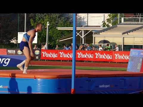 Filip Mrčić (CRO) 206 cm High Jump 7. Place European Team Championships 2L Varaždin 2019