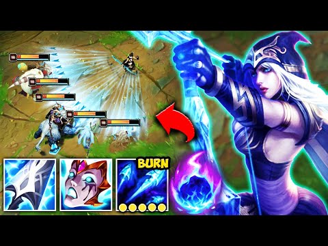 TURN OFF YOUR BRAIN WITH MEGA POKE ASHE MID (PART 2) - League of Legends