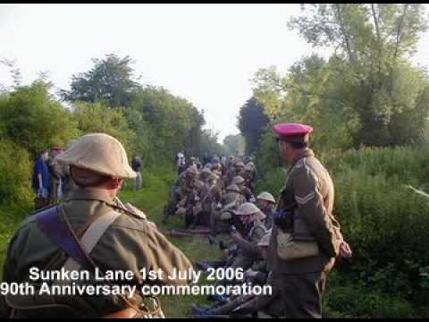 Somme Battlefield; WW1 Redan Ridge Serre Thiepval January 2010