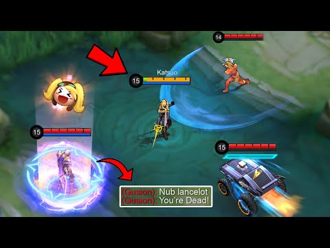 LANCELOT VS PRO ARROGANT ENEMIES! 😡 | INTENSE AND HARD MATCH! 🔥 ( CARRYING USING LANCELOT! )