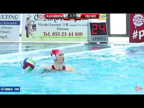 RARI NANTES FLORENTIA vs F&D H2O - HIGHLIGHTS - Serie A1 - 5' Giornata Ritorno Femminile 2018/2019
