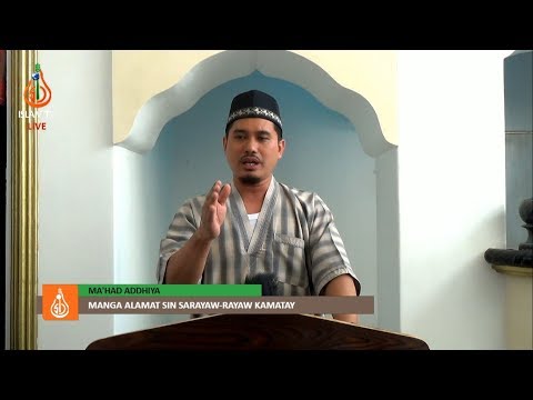 Manga Alamat sin Sarayaw-rayaw Kamatay - Shaykh Hayder Buddin (Tausug)