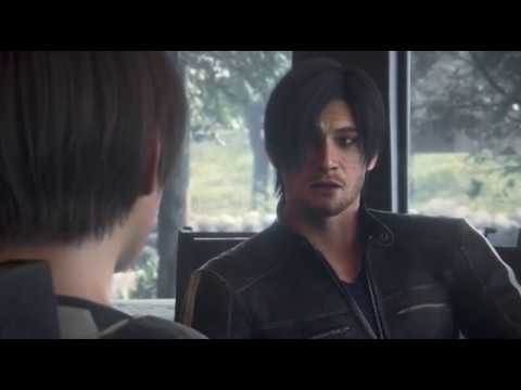 Resident Evil Vendetta 2017 HD_meeting leon scene
