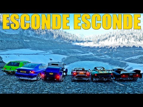 HIDE AND SEEK IN THE ABANDONED QUARRY WITH THE STRANGEST AND MOST DIFFERENT CARS - FORZA HORIZON 4