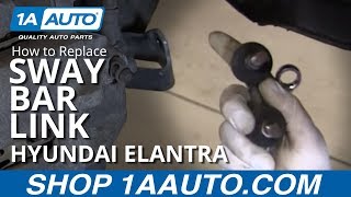 How to Replace Sway Bar Link 01-06 Hyundai Elantra