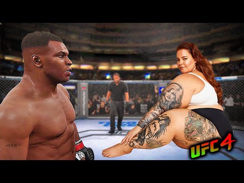Mike Tyson vs. Big Lady | Tess Holliday (EA sports UFC 4)