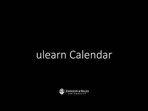 Jwu Calendar