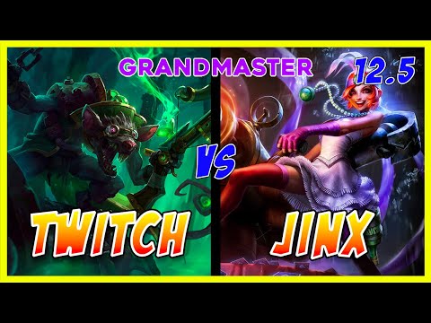 Twitch ADC vs Jinx | Grandmaster | Patch 12.5 | League of Legends Pro Player Replay