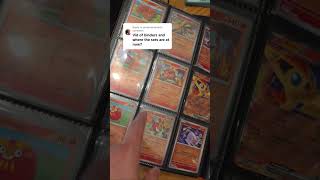 Obsidian Flames Master Set Binder Tour Progress #pokemoncards #pokemontcg #BFTJ