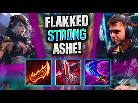 FLAKKED IS SO STRONG WITH ASHE! | G2 Flakked Plays Ashe ADC vs Caitlyn! | Season 2022