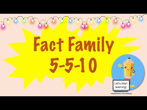 Fact Family 5-5-10