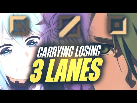 CARRYING 3 losing Lanes as Master Yi
