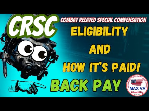 CRSC - Combat Related Special Compensation - Eligibility, Who Pays and How Much. #veteranbenefits