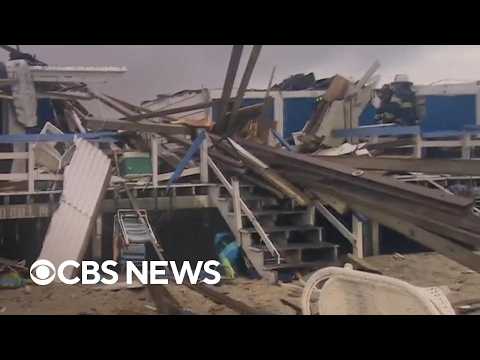 Astonishing video of intense storm slamming New York
