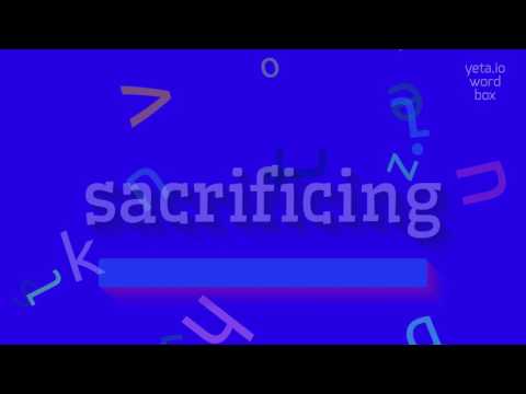 How to say "sacrificing"! (High Quality Voices)