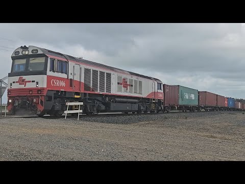 7922V SCT up "Dooen Express" (CSR006, 26W), Dooen to Melbourne, 1045, 9/10/25, Murtoa West VIC 