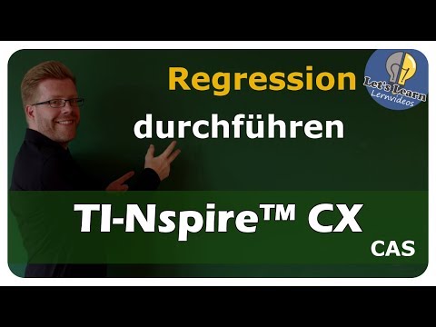 TI-Nspire™ CX CAS - Regression - einfach und anschaulich erklärt