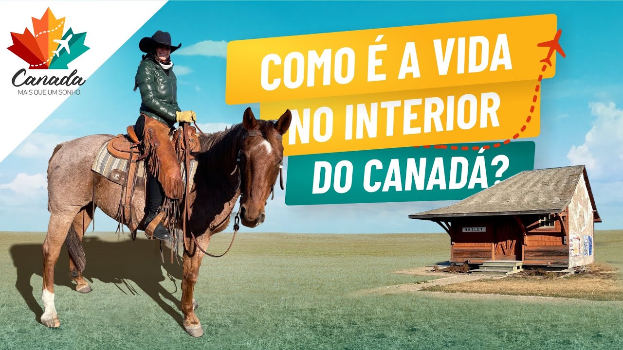 COMO É A VIDA NO INTERIOR DO CANADA? Conheça a PROVÍNCIA DE SASKATCHEWAN - VIDA RURAL no CANADÁ