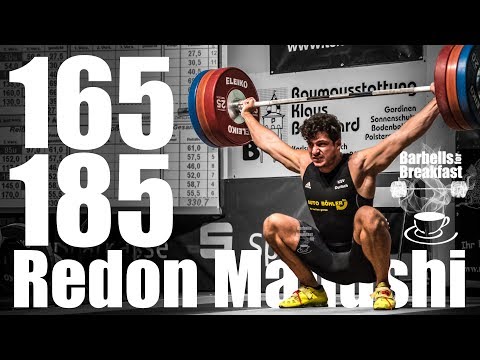 Redon Manushi (94kg France/KSV Durlach) 165kg Snatch 185kg Clean and Jerk - 2017-09-30