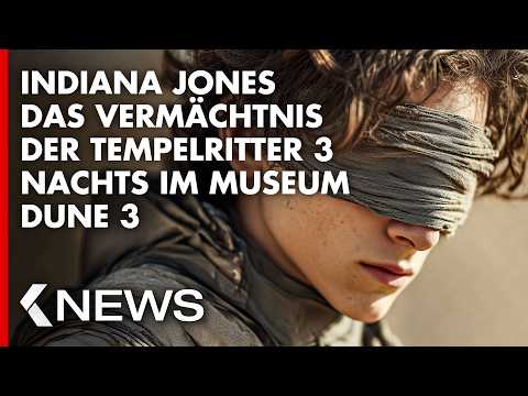 Indiana Jones Reboot, Dune 3, Das Vermächtnis der Tempelritter, Nachts im Museum... KinoCheck News
